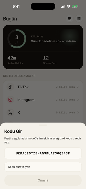 Zor Mod'un kod sınaması